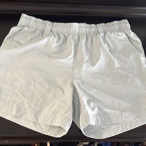Columbia Light Blue Elastic Waist Performance Shorts